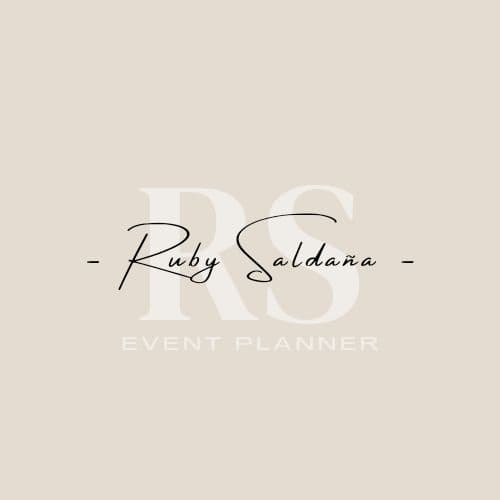 Ruby Saldaña Event Planner Logo